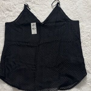 Express Black Polka Dot Camisole